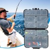 HAPPOW Pack of 2 Fishing Tackle Box Fishing Tackle Box