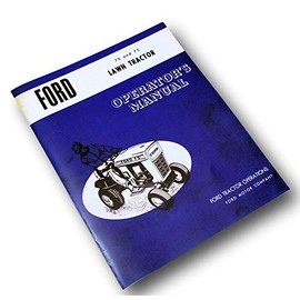 Operators Manual for Ford 70 75 Lawn Tractor Owners Gas Riding Rider Mower Garden