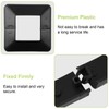 UFURMATE Post Base Cover, 4 Pieces 60x60mm Plastic Post Base