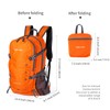 Sharkborough NODLAND Outdoor Backpack Folding Backpack Sports 40L Orange