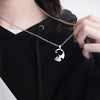 KEGUMINGX Cat Matching Necklaces Best Friend Necklace Couple Necklaces Heart