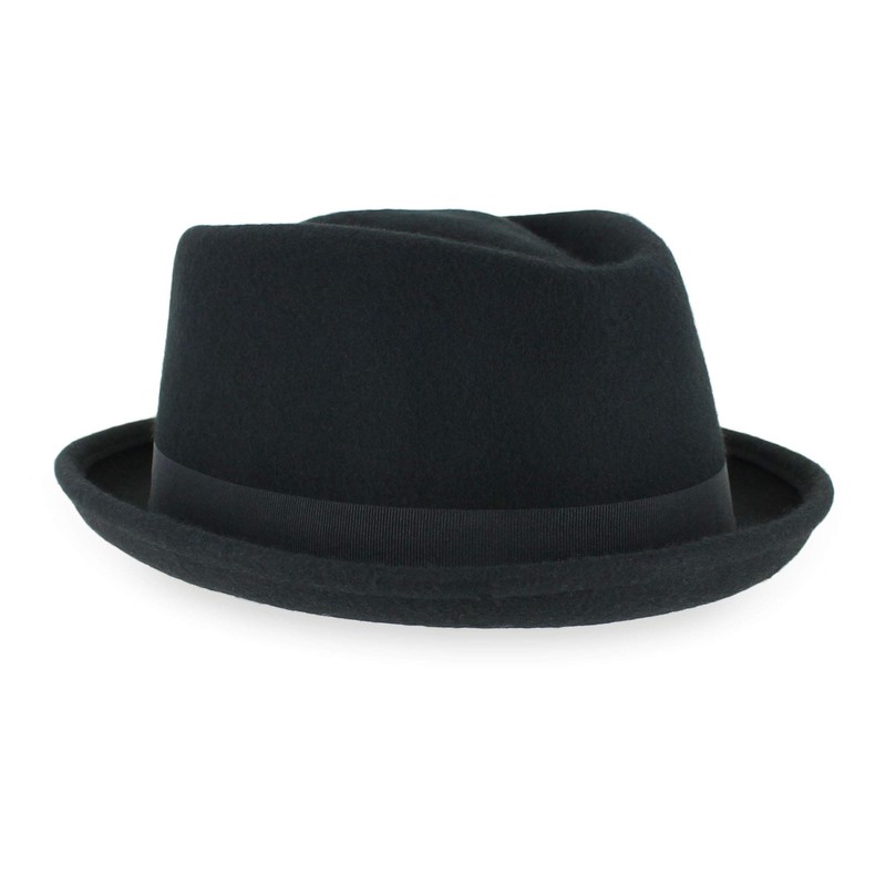 Belfry Crushable Porkpie Fedora Hat Men's Vintage Style 100% Pure