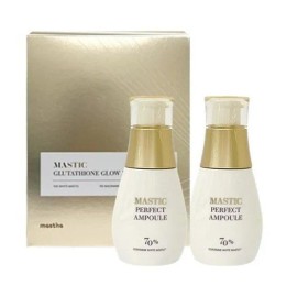 Mastina Season 3 White Mastic Perfect 2 x... 2 ampoules 25ml + 1 mask pack box / 매스티나 시즌3 화이트 매스틱 퍼펙트 2개+... 앰플 25ml 2개+마스크팩 1박스