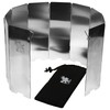 H&S Splash Guard Folding Wall - Mobile Wind Protection with