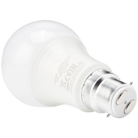 Osram LED Base Classic A Lampe, in Kolbenform mit B22d-Sockel, nicht dimmbar, Ersetzt 60 Watt, Matt, Warmweiß - 2700 Kelvin, 4er-Pack