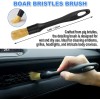 TTRCB 7PCS Car Detailing Brush Set, Ultra Soft Boars Hair