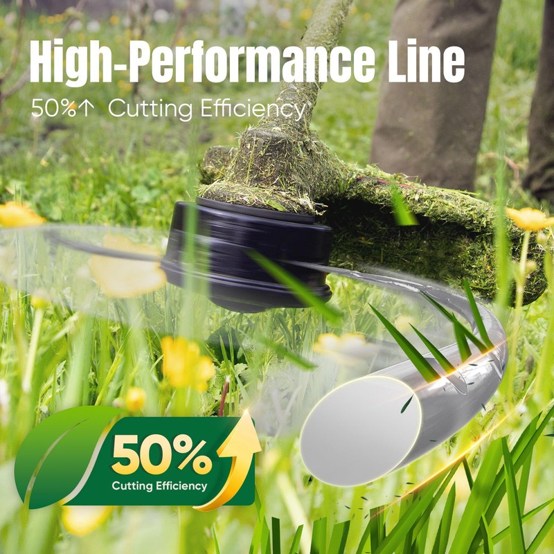 Eventronic 7 Pack Weed Wacker String for Greenworks Weed Eater,