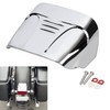SHMTOOL Chrome ABS Plastic Taillight Cover without Slots Rear Tail