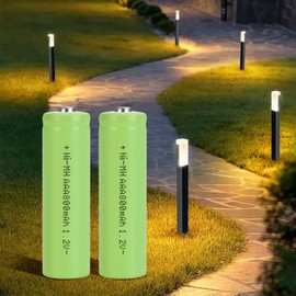 4 Pack AAA Rechargeable Batteries, 1.2V 800mAh NiMH Pre-Charged Triple A Battery, Low Self Discharge Triple AAA Batteries, for Cordless Phones, Remote Controls, Calculators, Gaming Controllers