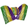 Beistle Masked Mardi Gras Hat w/Sequined Drape