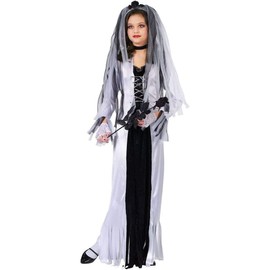 Fun World Skeleton Bride Costume, Medium 8-10, Multicolor