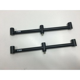 2 x 3 Rod Black Aluminium buzz bars. Length 30cm. Lightweight, standard threads. Choose 13mm or 16mm Diameter (13mm)