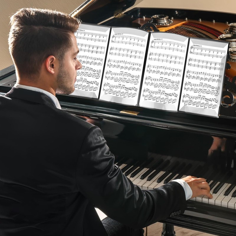 Music Folder 6 Sides for Music Sheets A4 Music Folder,