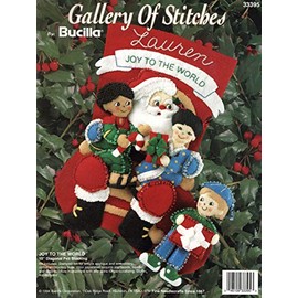 Bucilla "Joy to the World" 15" Felt Applique Stocking Kit 33395
