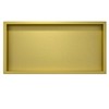 Bernkot Stainless Steel Shower Niche 24" X 12" Gold No