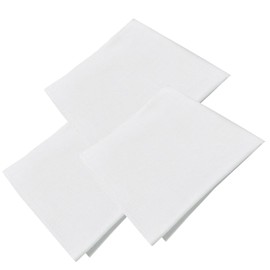 White Handkerchiefs, Plain, 20.9 inches (53 cm), Set of 3, Cambric, 100% Cotton, Bridal, Wedding, School Entrance Ceremony, Graduation, Enrollment, Funeral, Interviews, Job Hunting, Embroidered, Dyed, Drawing, Handkerchief, Bento Wrapping, Small Bassak, Disaster Preparedness Goods