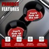 2Pcs Bling Car Cup Holder Coaster, 2.95 inch Anti Slip