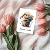 APVGifts Bunny Easter Card - Happy Easter Card - Cute