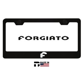 darktech Forgiato Wheels License Plate Frame | Street Racing Performance | USA