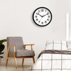 Roymnie Wall Clock Silent Non-Ticking Modern Clock Battery Operated 8