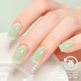 idyllbeauty Builder Gel Strengthener Polish, Soak Off Builder Base Gel HEMA TPO-FREE, For Pregnant Women, Shining Salon Nail at Home Thickening & Repair