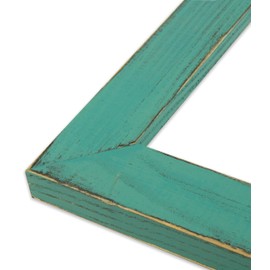 The Rusty Roof-Weathered Everly Teal-Solid Wood Picture Frame-8x8