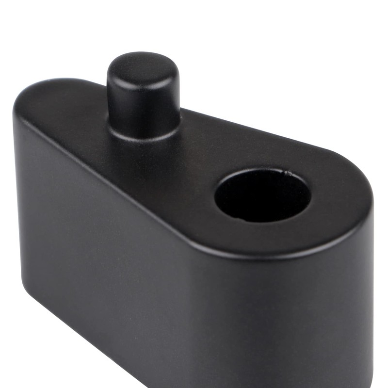 YDLMT Black Passenger Floorboard Extension Spacer Kit W/Bolts Compatible With