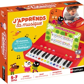 Nathan I Learn Music - Educational Game - Piano Toy for Children - 12 Melodies for Learning Music - From 5 Years
