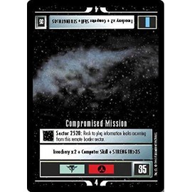 Decipher Star Trek CCG 1E AU Alternate Universe COMPROMISED Mission 83R