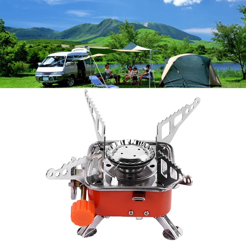 Folding Stove Burner Mini Size Quick Ignition Freely Adjust Foldable