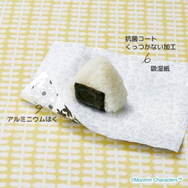 Toyo Aluminum Rice Ball Foil Onigiri Moomin Antibacterial, Delicious Keep, 2 Layer Structure, Non-sticky, 7.9 x 12.8 ft (20 x 3.6 m), 1 Bottle S1589