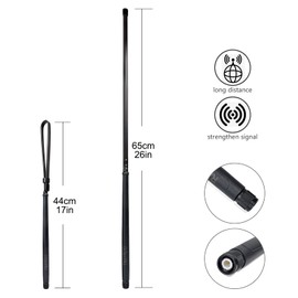 TWAYRDIO Tactical CB Antenna TNC Upgrade for President Randy, Randy II FCC Handheld CB Radio - 27MHz (TX/RX)