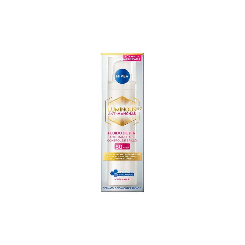 Fluido NIVEA Luminous Antimanchas Cellular Fps50 40ml Tipo de piel