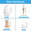50PCS Plasma Cutter Consumables Set for PT-31 Reusable Plasma Torch
