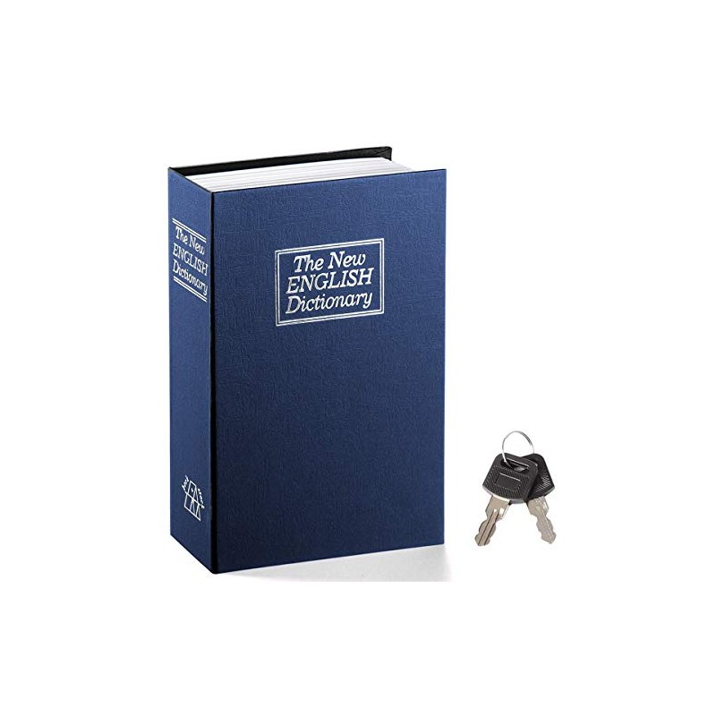 Book Safe with Key Lock - Parrency Dictionary Diversion Metal