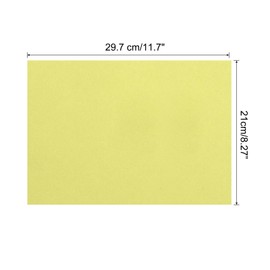 TOP-VIGOR 50 Sheets Origami Paper, A4 Coloured Paper Double Sided, Craft Paper, Handmade Coloured Paper, Copy Paper for DIY Paper Drawing Cutting, Colorful Origami Paper, Light Yellow