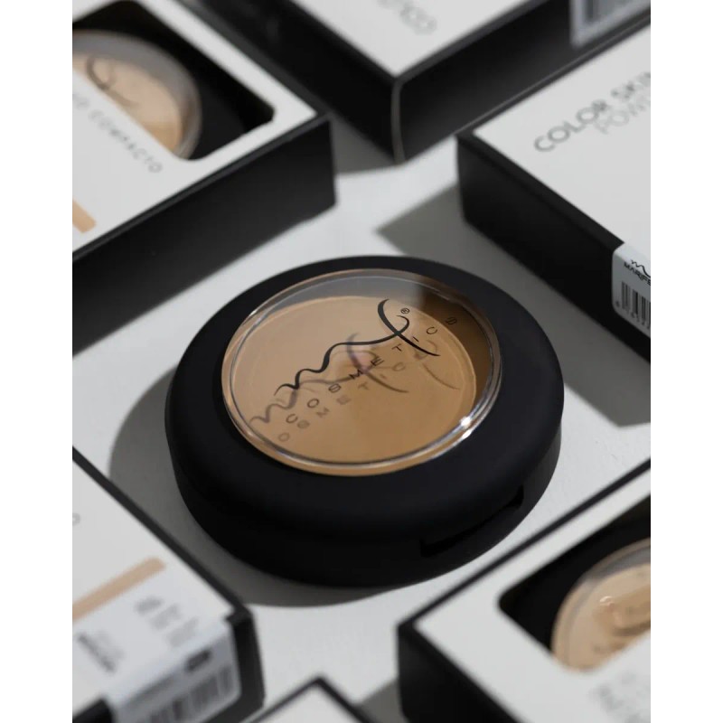 Color Skin Maquillaje En Polvo Compacto Mf Cosmetics Marifer