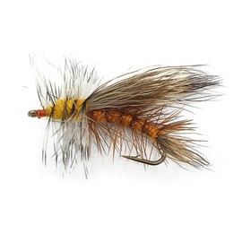 Stimulator Orange Fly Fishing Flies - 1 Dozen. Trout Flies (8-10-12)