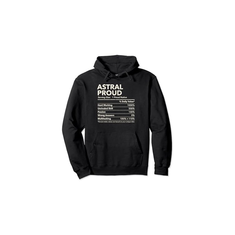 Astral, Pennsylvania Proud Nutrition Facts Pullover Hoodie