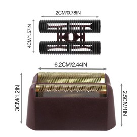 Shaver Replacement Foil and Cutter Bar Compatible for Wahl 5-Star Series Finale Shaver 7031-100, 7043-100 - Red