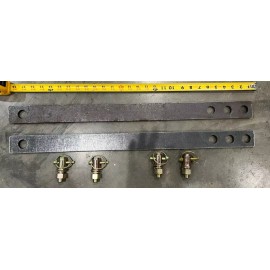 Unbranded (2) Ramp Bars with Holes / Pins for Equipment Ramps, D2E OEM