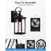 VIANIS Dusk to Dawn Outdoor Garage Lighting, Farmhouse Oil Rubbed