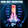 AUIMSOCO 2x H7 LED Headlight Super Bright Bulbs Kit 8000K