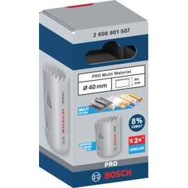Bosch 1x PRO Multi Material Hole Saw (for Softwood, Drywall, Ø 40 mm, Professional Accessory Rotary Drill/Drivers)