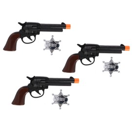 UMKY set of 3 cowboy guns with badge