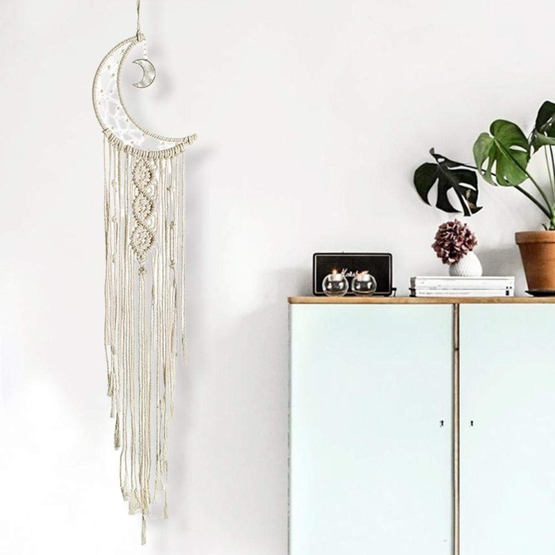 Hand Woven Tapestry Owl Wall Decor Hand Woven Macrame Scandinavian