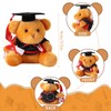 24Pcs Mini Graduation Bear, 3.54 inch Graduation Stuffed AnimalsBulk Teddy