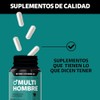 Multi Vitaminas Hombres B12 Zinc Calcio Hierro Cobre Cromo Selenio