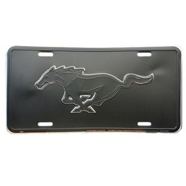 Signs 4 Fun Parody License Plate | Ford Mustang Outline | 12” x 6” Decorative License Plate | Decoration Plate for Vehicle/Wall | Man Cave Decorations | Made in The USA
