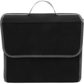 Healifty Organizador Plegable para Maletero de Vehículo Negro, Caja Portátil de Tela No Tejida, Diseño Simple y Funcional para Almacenamiento en Coche